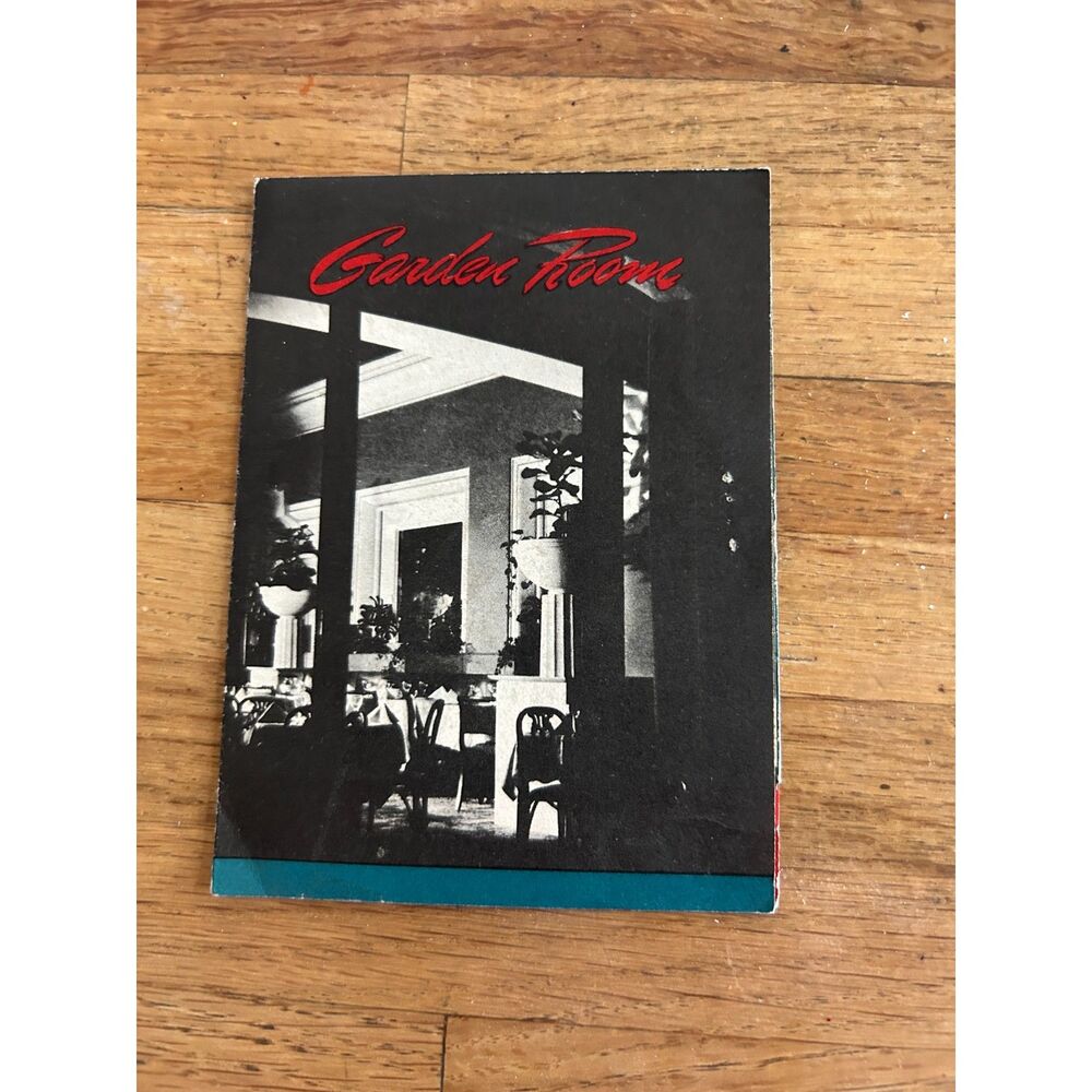 Vintage 1948 flyer famous Garden Room at the Townhouse Hotel Los Angles CA